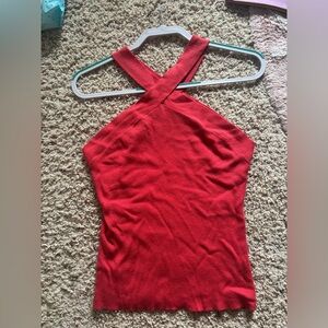 Red Halter Top